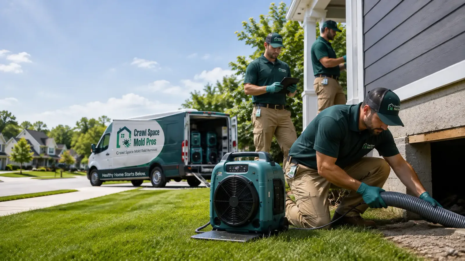 Crawl Space Mold Removal in Andover, MN
